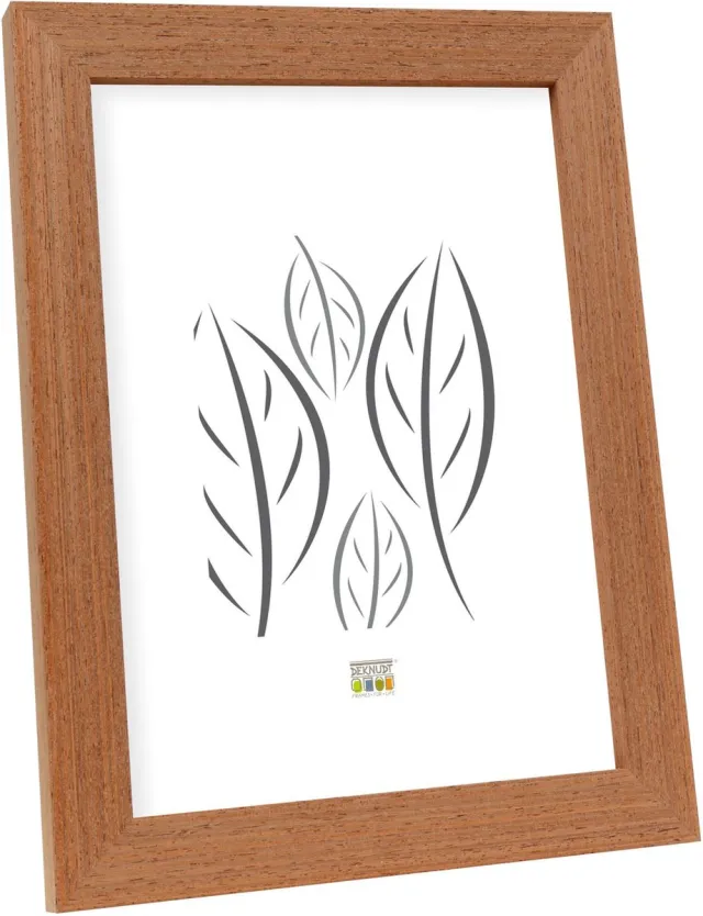 Deknudt Frames fotolijst S46BH4 - rood-bruine houtkleur - foto 13x18