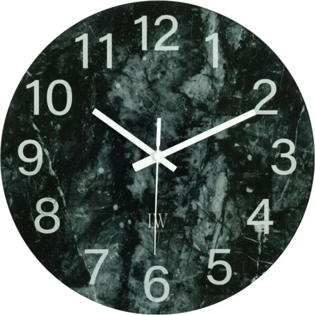 LW collection Wandklok Lina Zwart groen