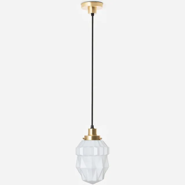 Coloured by Art Hanglamp aan snoer Theatre 20's Messing - Art Deco Trade