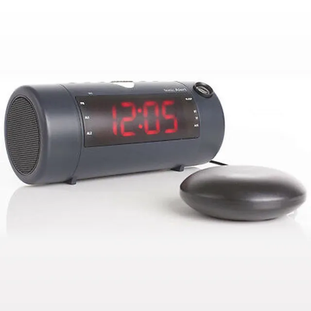 SONIC ALERT Sonic blast - supper luid projector wekker zwart