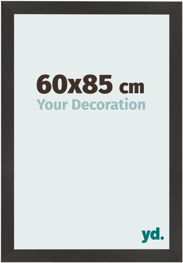 yd. Your Decoration - Fotolijst 60x85 cm - MDF - Zwart Mat - Bologna