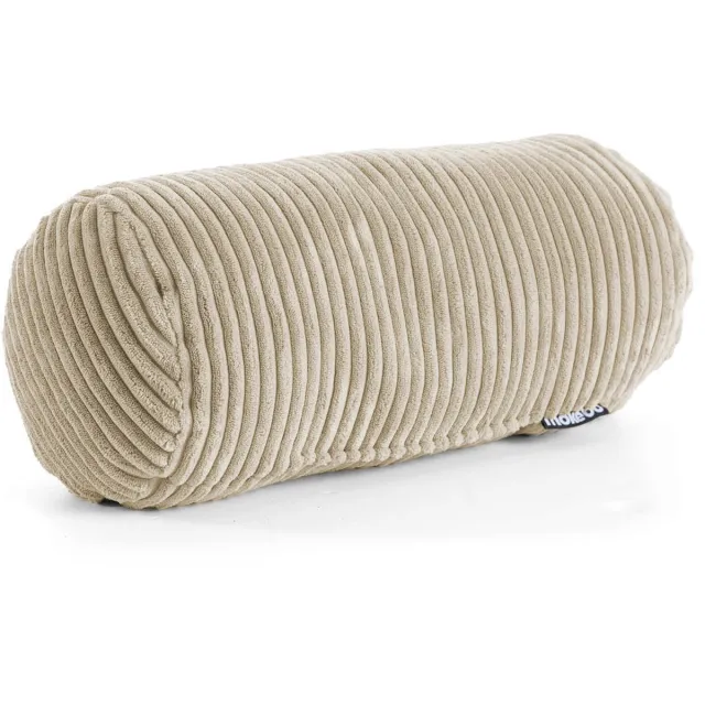 mokebo nekkussen ‘Das Nickerchen’ van koordstof sierkussen, bankkussen in natuurlijke kleuren beige