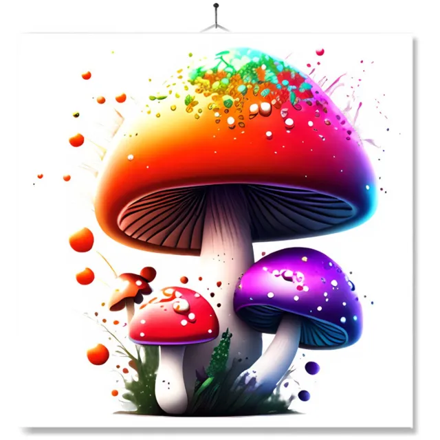 MC Living Tegel Met Opdruk | Paddestoelen Ontwerp 7