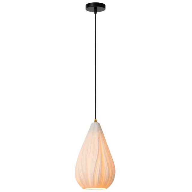 Lucide CINZIA - Hanglamp - Ø 18,3 cm - 1xE27 - Wit