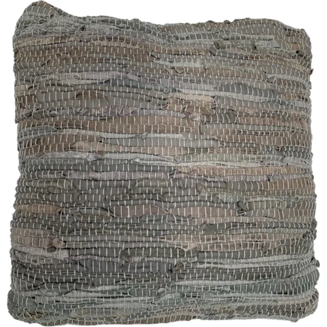 Rocaflor Sierkussen - Recycled Geweven Lichtgrijs - Grijs - 45 Cm X 45 Cm