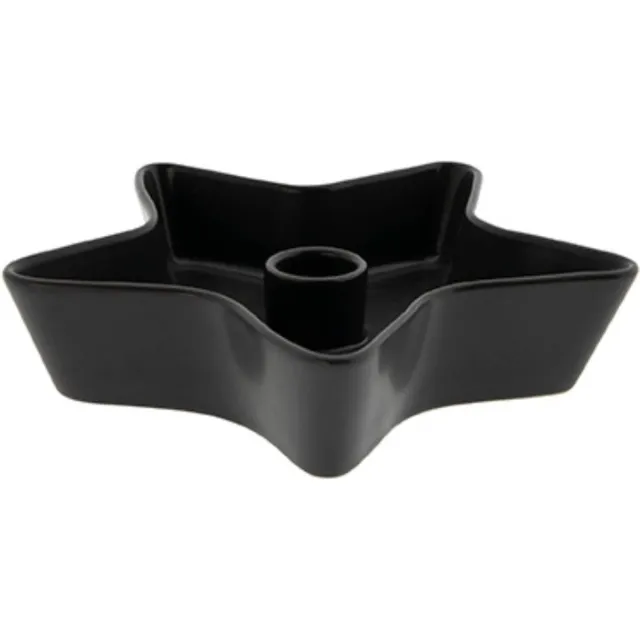 Bastion Collections BC | Candleholder | Kaarshouder | Matt Black | Star shaped | Ster vormig | Kerst | Christmas
