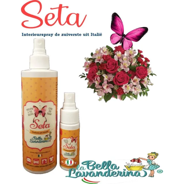 La Bella Lavanderina Interieurspray La Bella Lavanderina, Seta 250ml Oranje