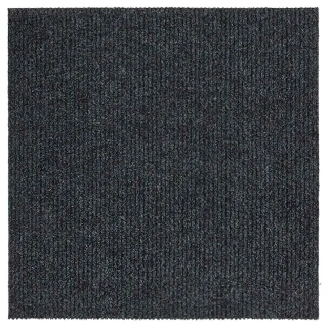 vidaXL Droogloopmat 100x100 cm antracietkleurig
