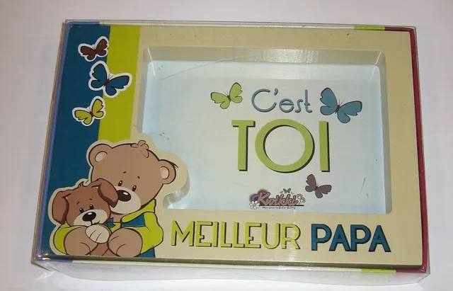 Gifa Kwikki fotokader - fotolijst - C'est toi meilleur papa beige