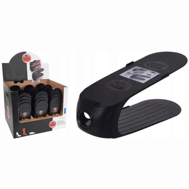 Excellent Houseware Schoenen Opbergsysteem - Organizer - Zwart - 1 Stuk