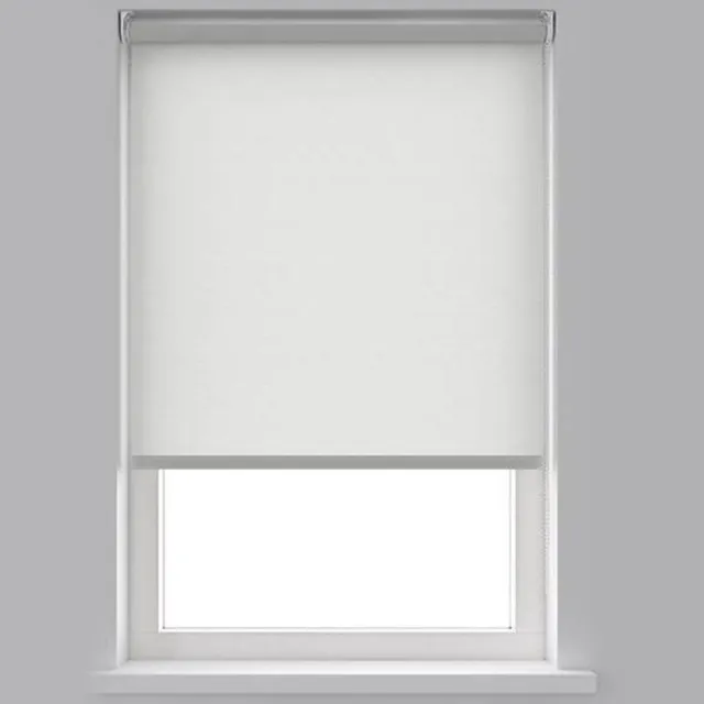 Decosol rolgordijn lichtdoorlatend - 180x190 cm - ribbel wit
