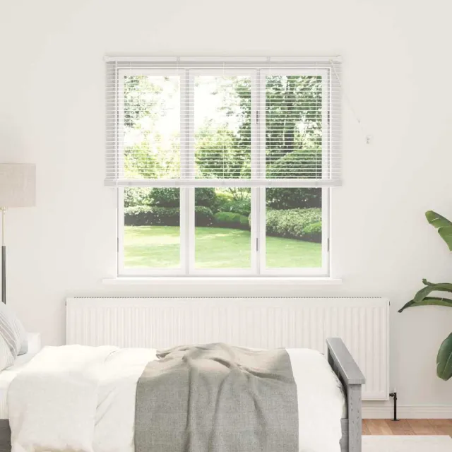 vidaXL Venetiaanse jaloezie Wit 175 x 140 cm 25 mm Aluminium