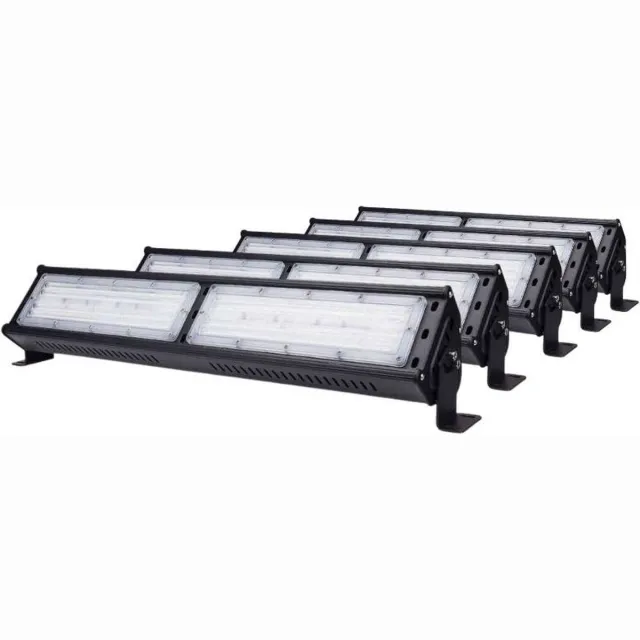 Silumen Lineaire Highbay LED 150W ZWART (5 stuks) - Koel wit licht - Overig - Zwart - Wit Froid 6400K - SILUMEN