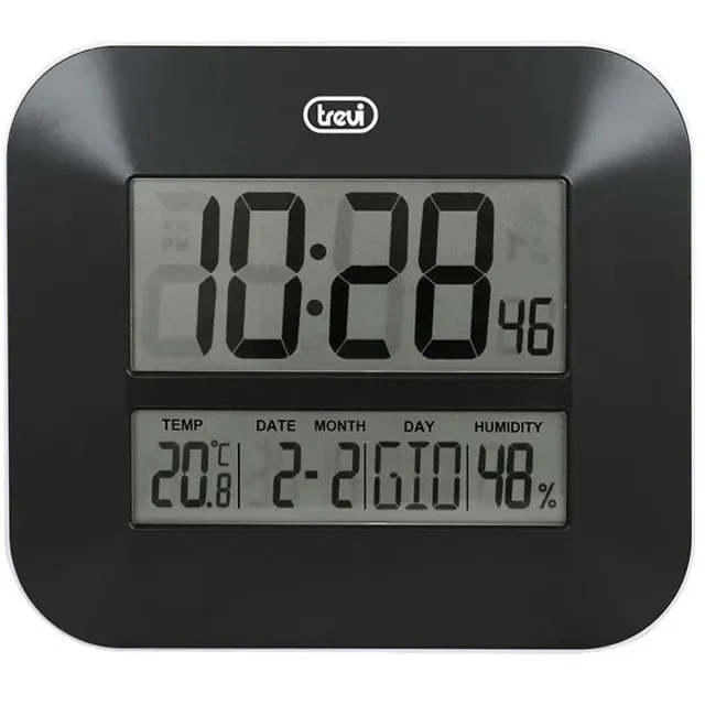 Trevi Om 3520 D Wandklok Zwart