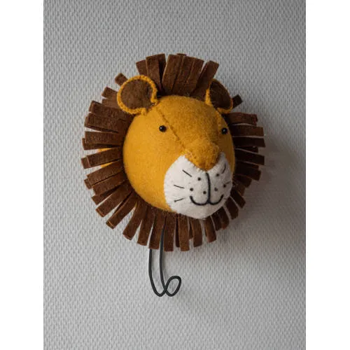 Kidsdepot Leeuw wandhaak, bruin/oker, foto 5