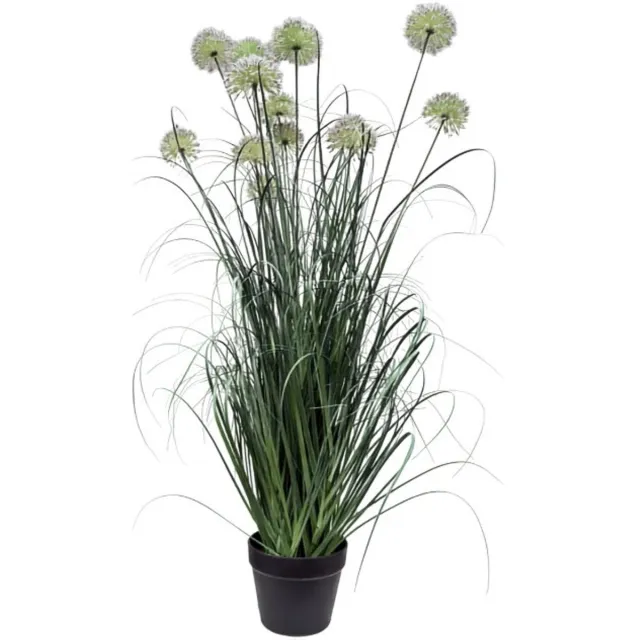 Oosterik Home Allium siergras wit H 117 cm kunstplant Oosterik Home onbekend