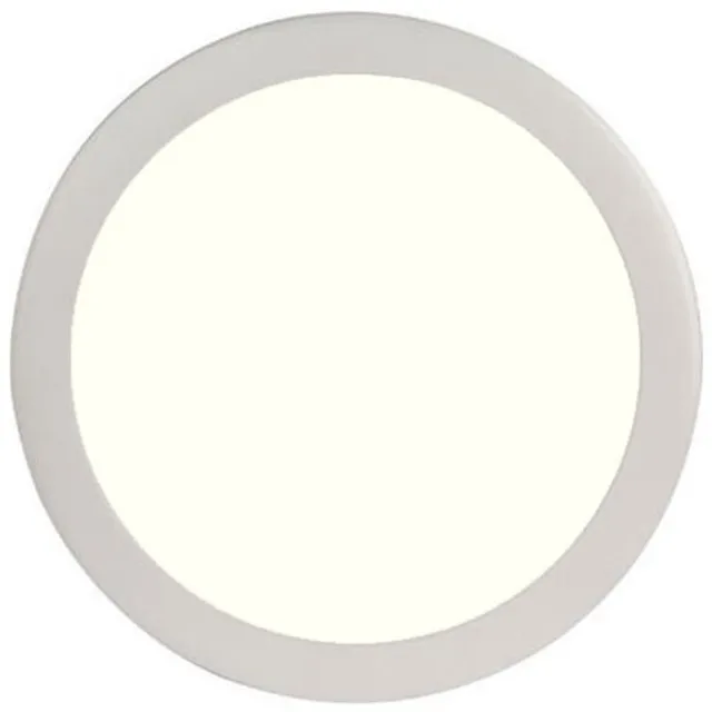BES LED LED Paneel Slim - Ø30 Natuurlijk Wit 4200K - 24W Inbouw Rond - Mat Wit - Flikkervrij