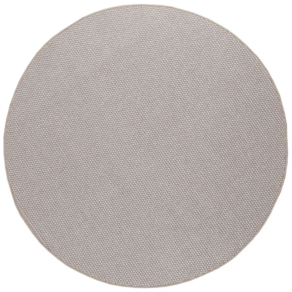 vidaXL Binnen kleed LUGO Crème-taupe Ø 160 cm Polyester