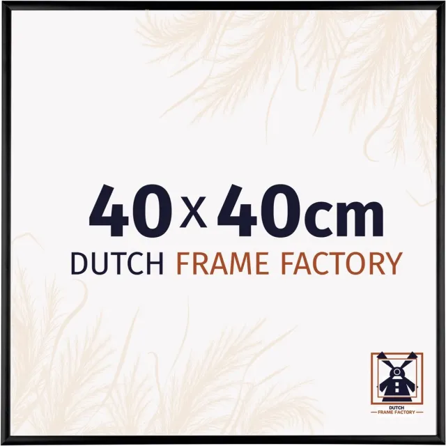 Dutch Frame Factory Fotolijst 40x40 cm - Aluminium - Zwart Mat - Kampen