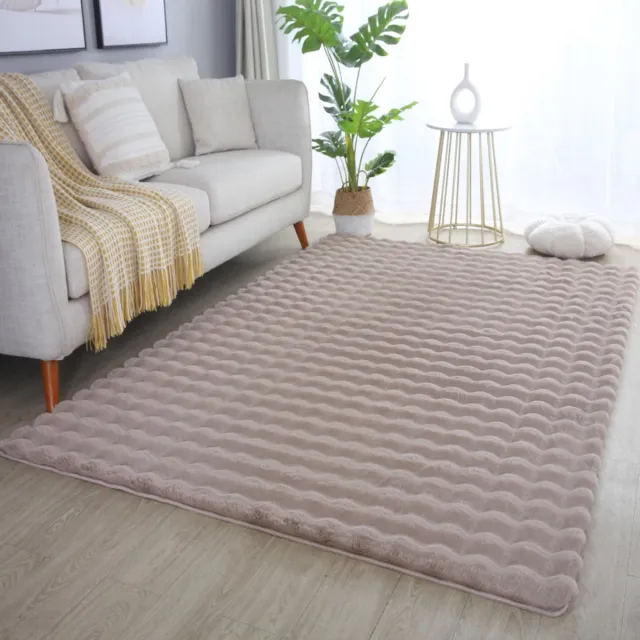Ayyildiz Zacht fluffy vloerkleed beige 80 x 250 cm tapijt