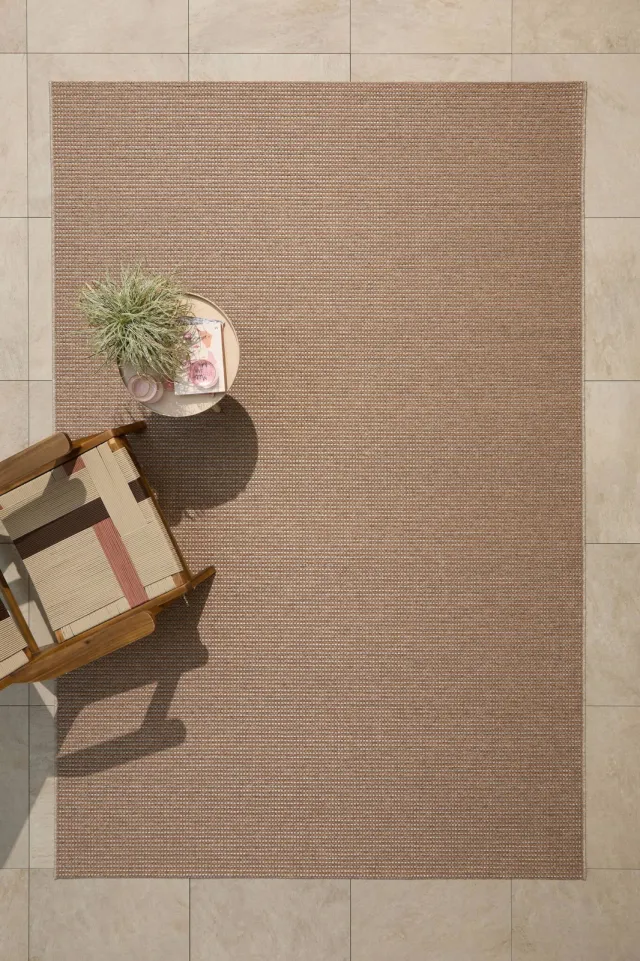 NOUS Living binnen- en buitenvloerkleed bruin, 290x200 cm, foto 2
