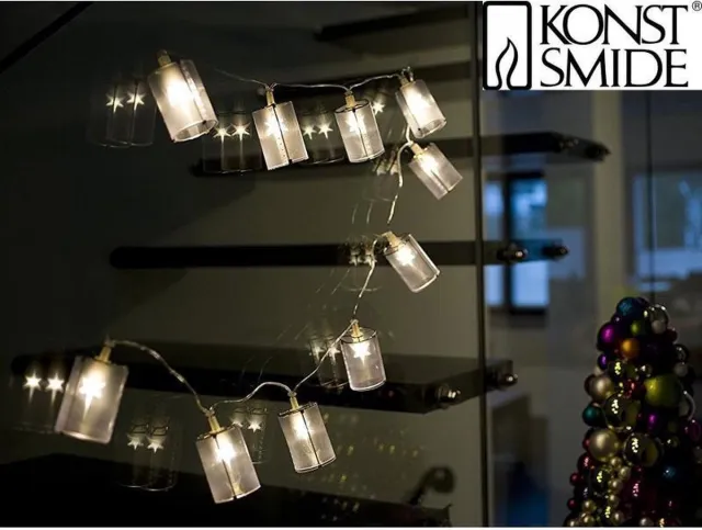 Konstsmide LED lichtsnoer - Hologram-effect - 10 LED - Warm wit