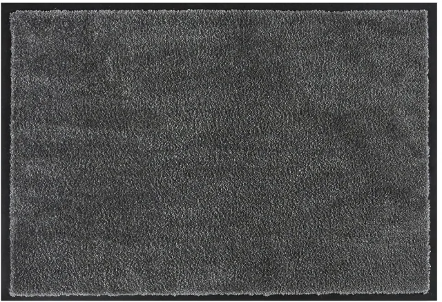 MD-Entree MD Entree - Deurmat - Schoonloopmat - Soft&Clean - 75 x 120 cm - Steel - Vloerkleed - Met antislip - Machine wasbaar - Vocht absorberend - Hoge dichtheid 600gr/m2 Grijs