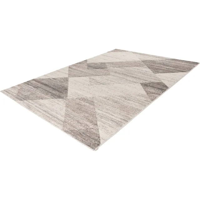 Tapijtenmagazijn Lalee trendy Carving- modern- laagpolig- vloerkleed- vintage- hand carved- hoog laag- hip en trendy- karpet- tapijt- 200x290 cm beige zilver beige-silver