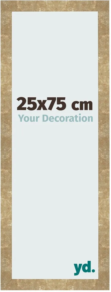 yd. Your Decoration - Fotolijst 25x75 cm - MDF - Goud Antiek - Bologna