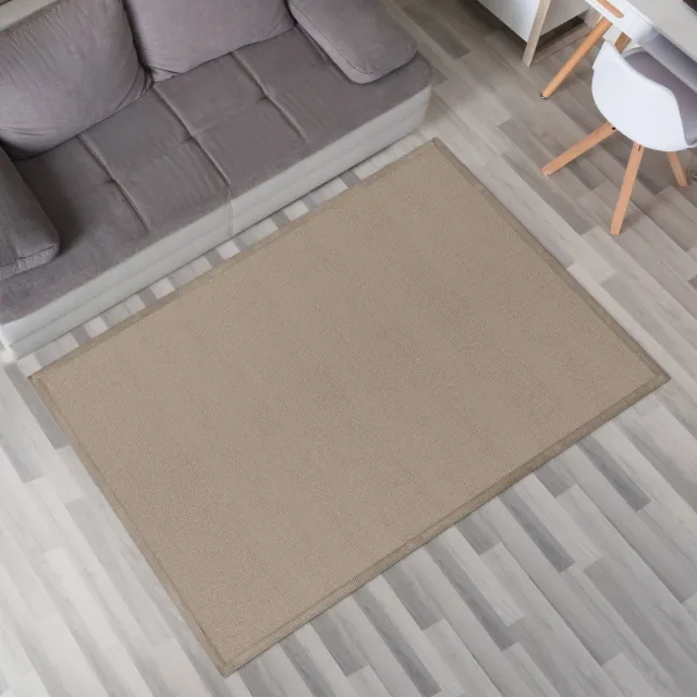 TT Home Woonkamertapijt eetkamer kortpolig Scandinavisch 160 x 220 cm Rechthoek beige