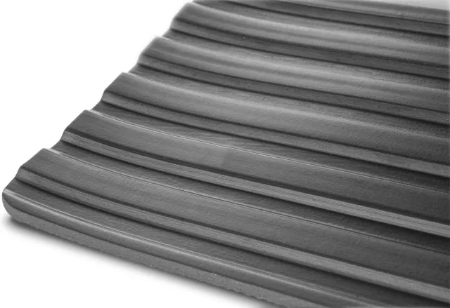 MW Tools Rubber op rol 10mx1200mmx6mm breedrib zwart MW Tools RRBB1200