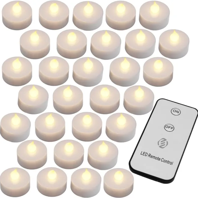 Equivera Oplaadbare LED Kaarsen - Elektrische Kaarsen - Oplaadbare Waxinelichtjes - Realistische Kaarsen - Kerstverlichting - Veilig en Duurzaam White