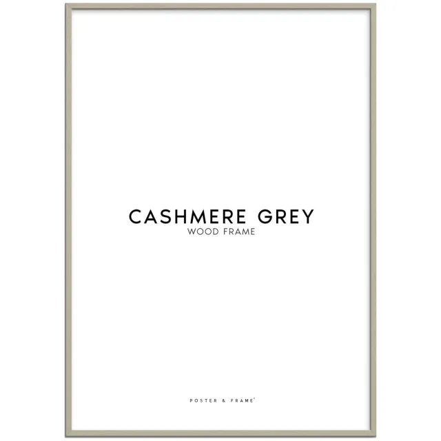 Poster & Frame houten lijst cashmere grijs acryl (50 x 70 cm cm)