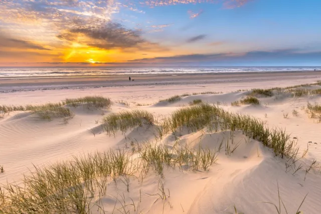 Vgdesign Zachte duinen zonsondergang 70x50 tuinposter banner VGDesign onbekend