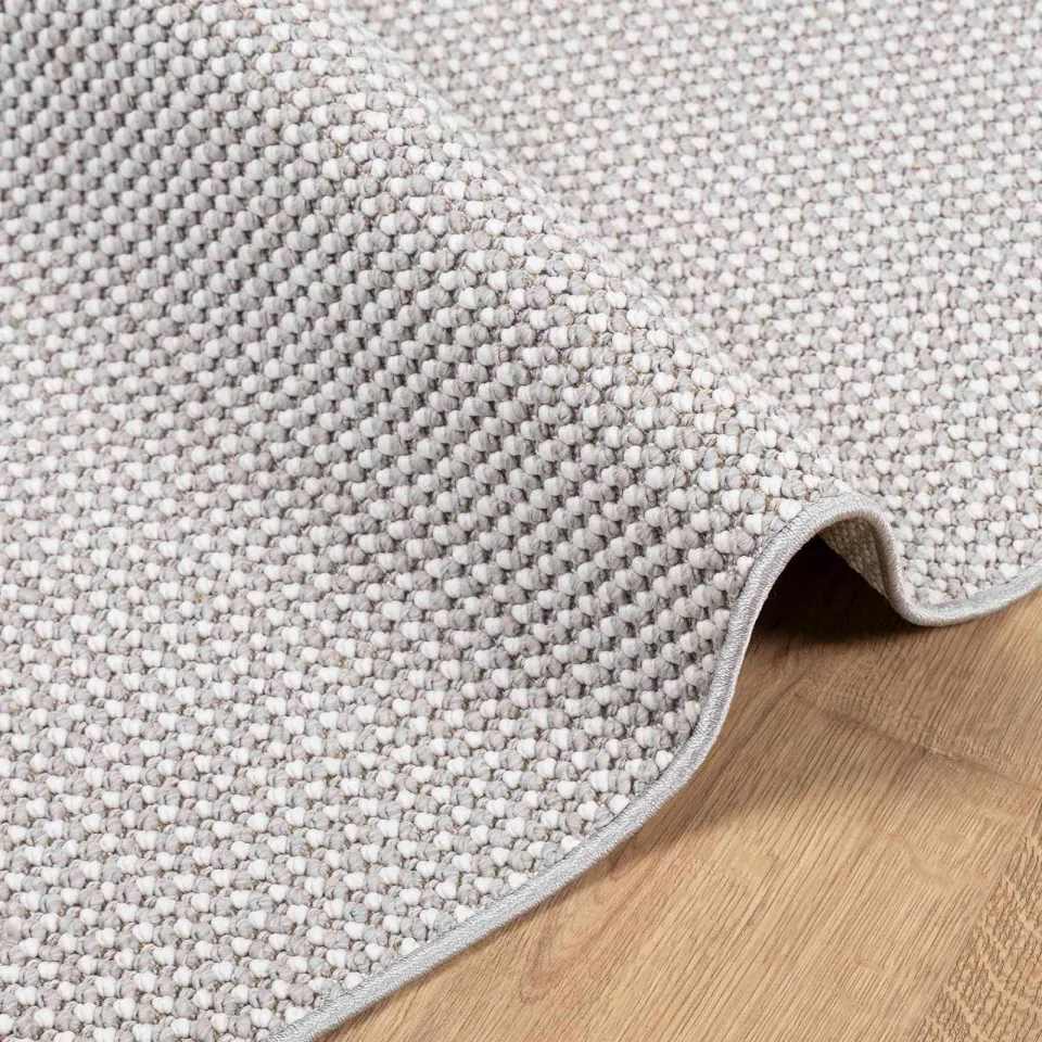 vidaXL Binnen kleed LUGO Crème en Grijs 120 x 170 cm Polyester, foto 4