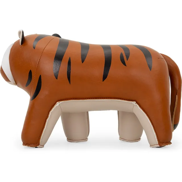 Zuny Tiger-Hunt-Boekensteun Tan-bruin, zwart, wit