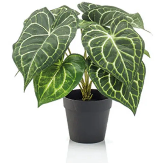 Emerald Kunstplant in pot Anthurium 23cm - Kunstplant voor binnen Groen