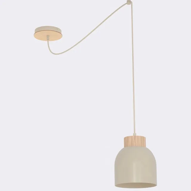 clevora KRU 1 MOKKA - Scandinavische hanglamp voor een warme sfeer