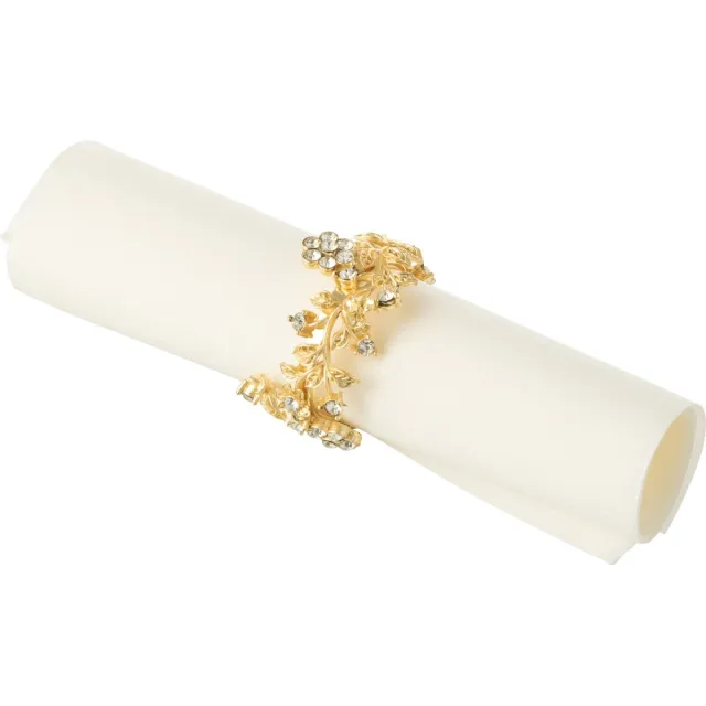 J-Line servetring Dun - metaal - goud - 6 stuks Goudkleurig