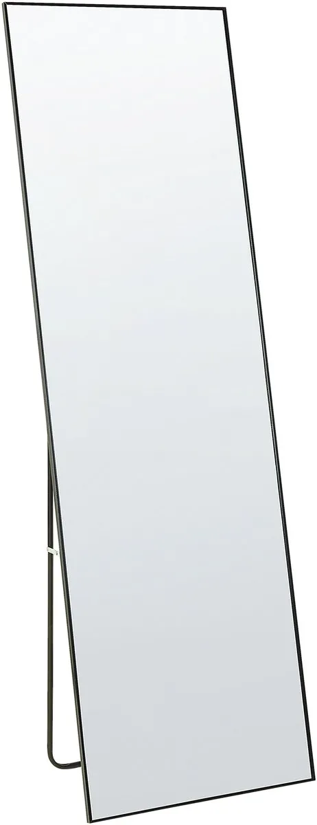 Beliani BEAUVAIS - Wandspiegel - Zwart - Aluminium