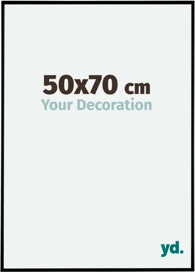 yd. Your Decoration - Fotolijst 50x70 cm - Kunststof - Zwart Mat - Evry