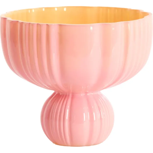 Light & Living Vaas Mazzin (17,5x15 cm) roze+geel