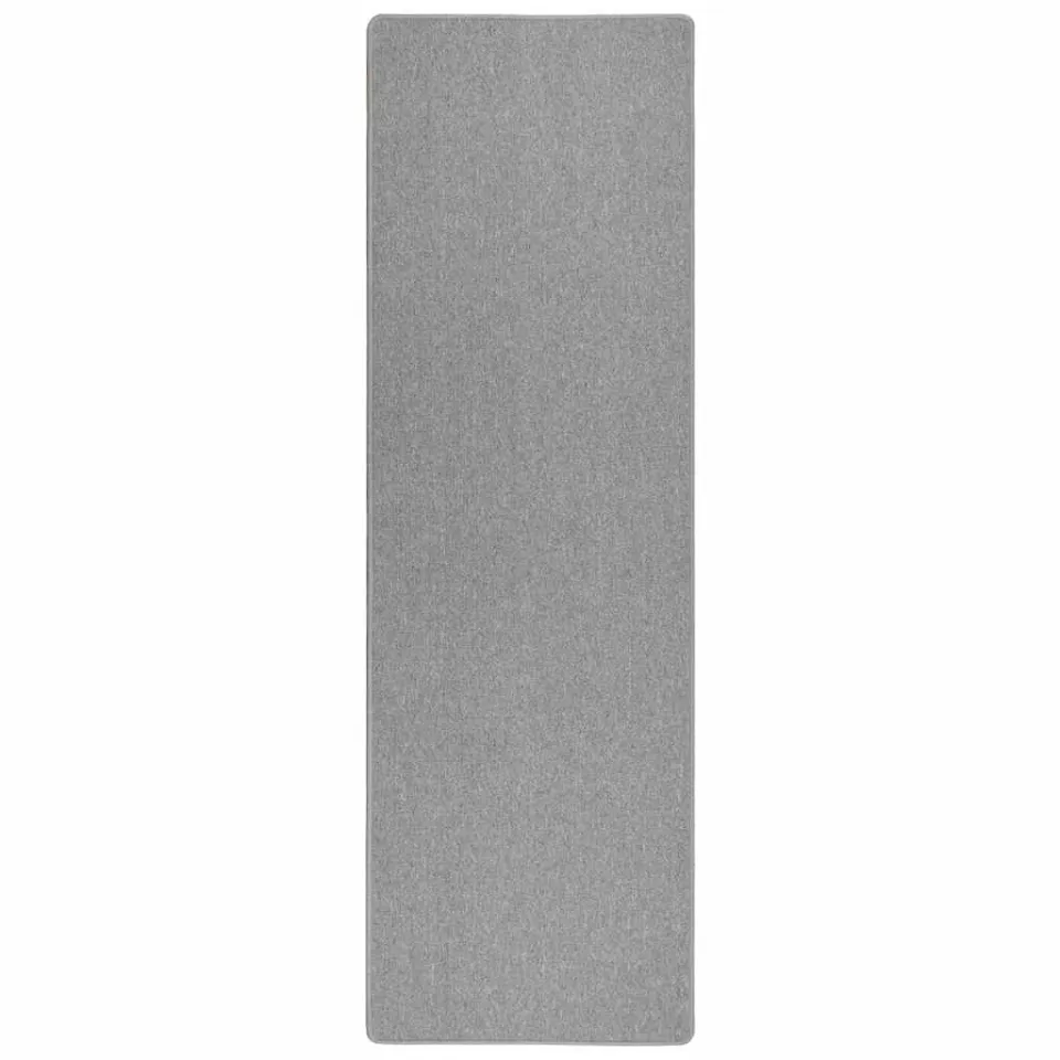 vidaXL Tapijt Loper Lichtgrijs 100 x 300 cm 100% Polypropyleen