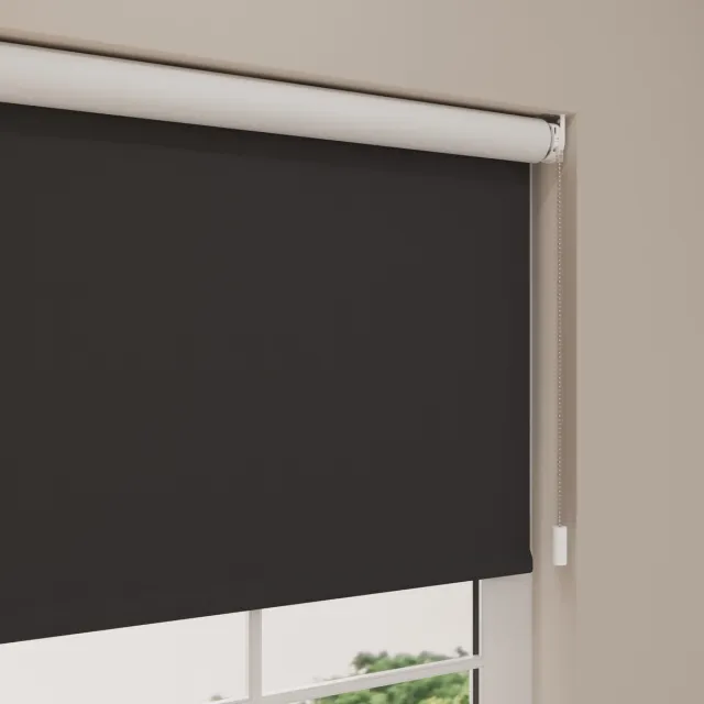 DTCH Elektrisch Rolgordijn Verduisterend - Easy - Black - 100 x 190 cm - Motionblinds CMD-03