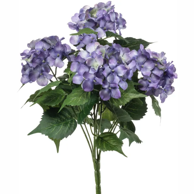 Emerald Kunstplant Hortensia 38cm paars - Kunstplant voor binnen