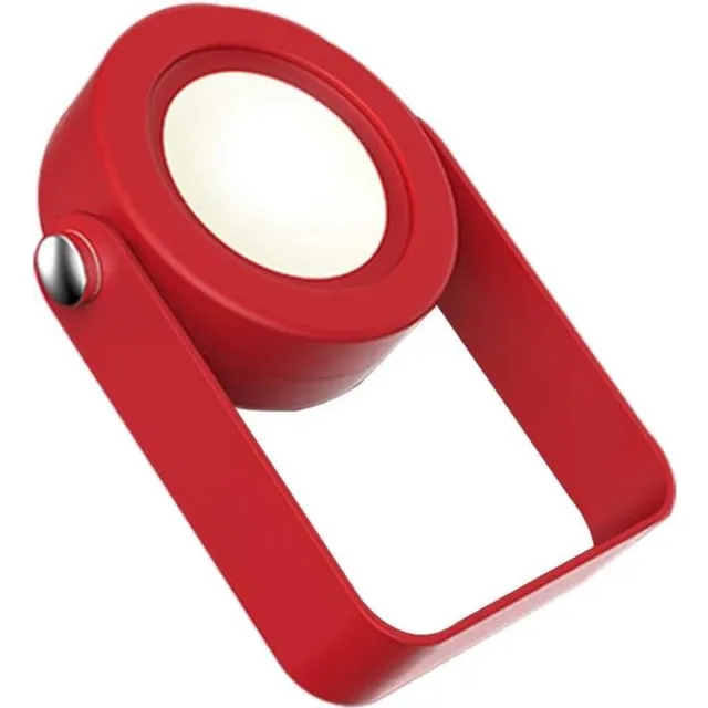 Nixnix Tafellamp - Rood - 70 UUR Draadloos - Uitklapbaar - 25cm