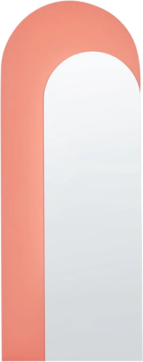 Beliani GROISES - Wandspiegel - Oranje - Glas