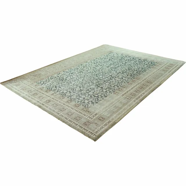 Loberon Vloerkleed Nadimah beige/groen