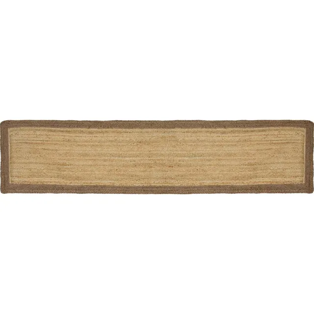 vidaXL Gebied Tapijt Grijs en natuurlijk 60 x 300 cm Jute