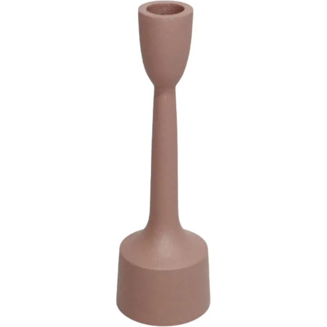 Branded by Kandelaar - Branded by - kandelaar Ditte roze - 19 cm hoog